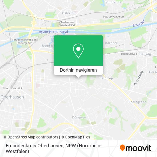 Freundeskreis Oberhausen Karte