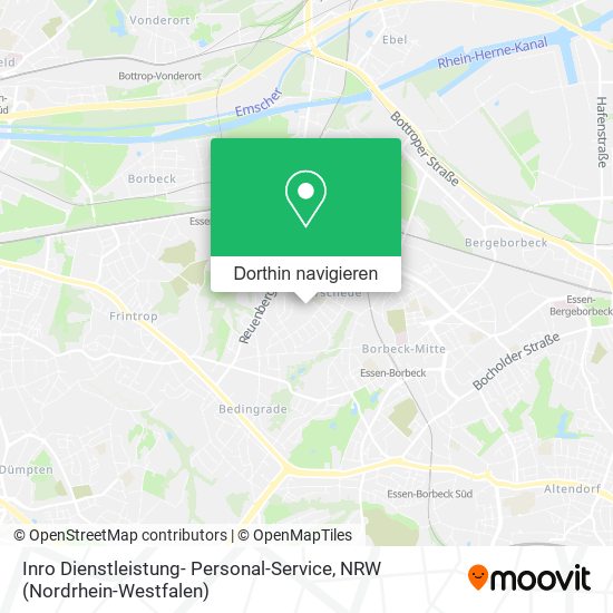 Inro Dienstleistung- Personal-Service Karte