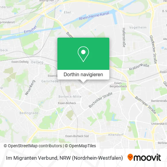 Im Migranten Verbund Karte