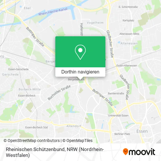 Rheinischen Schützenbund Karte