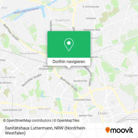 Sanitätshaus Luttermann Karte