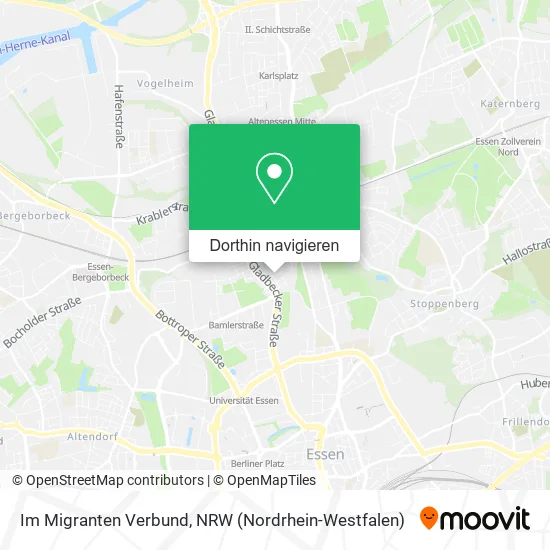 Im Migranten Verbund Karte