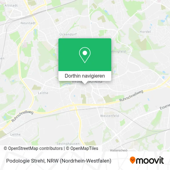 Podologie Strehl Karte