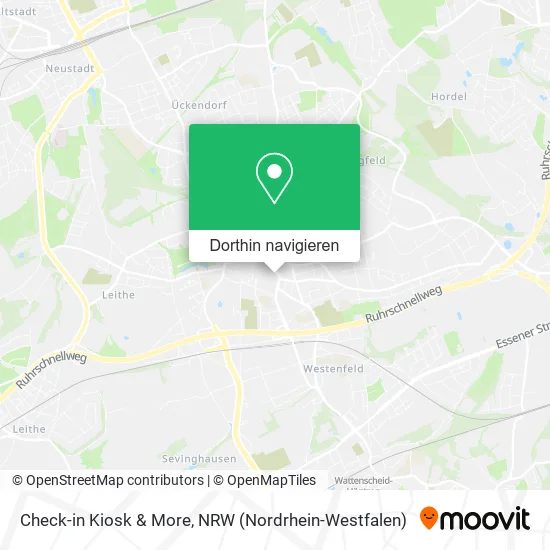 Check-in Kiosk & More Karte