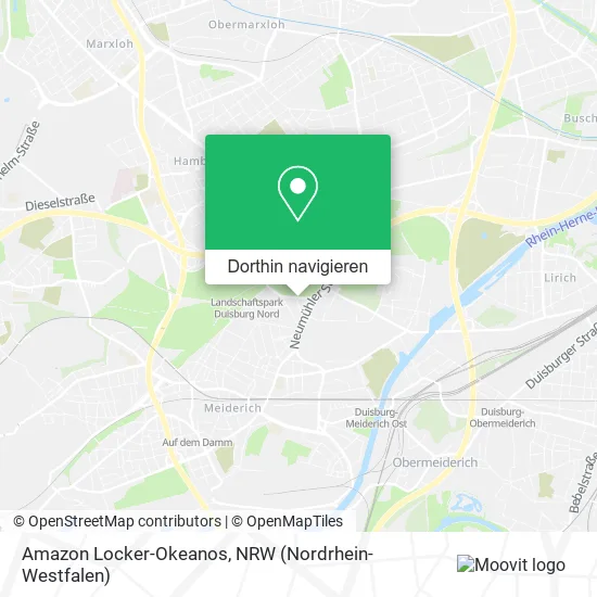 Amazon Locker-Okeanos Karte