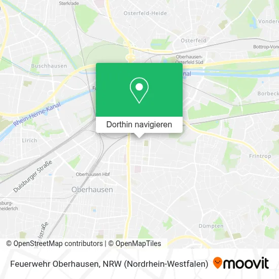 Feuerwehr Oberhausen Karte