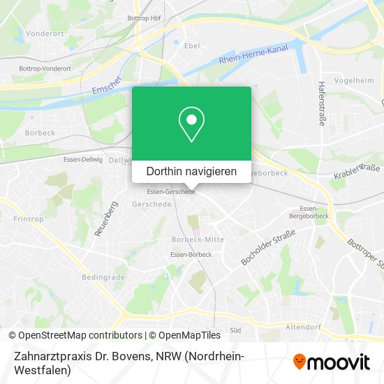 Zahnarztpraxis Dr. Bovens Karte