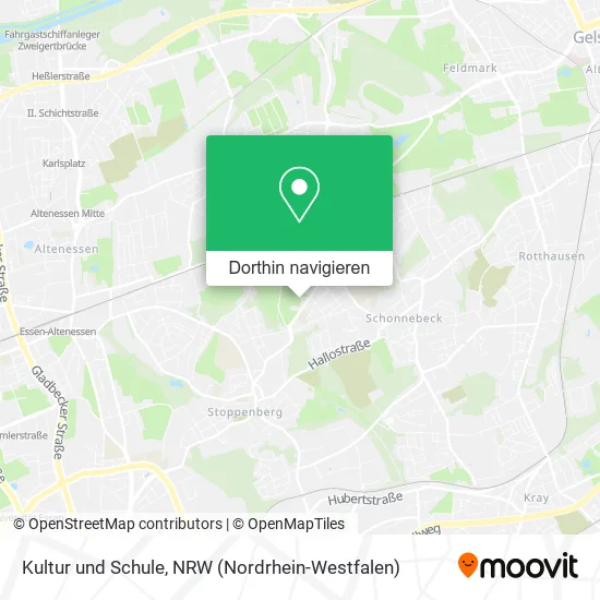 Kultur und Schule Karte