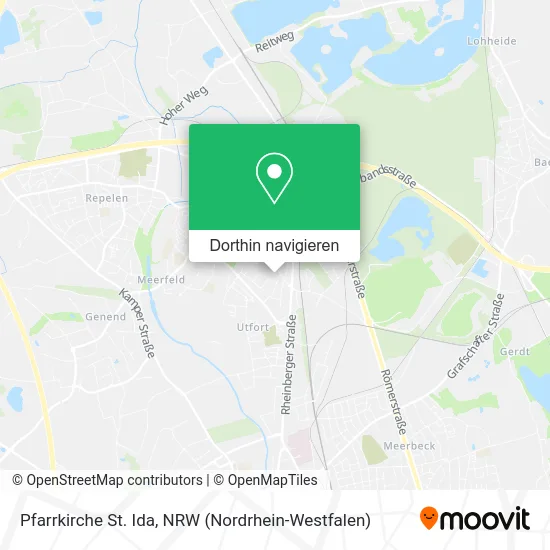 Pfarrkirche St. Ida Karte