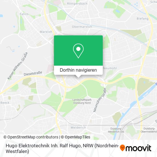 Hugo Elektrotechnik Inh. Ralf Hugo Karte