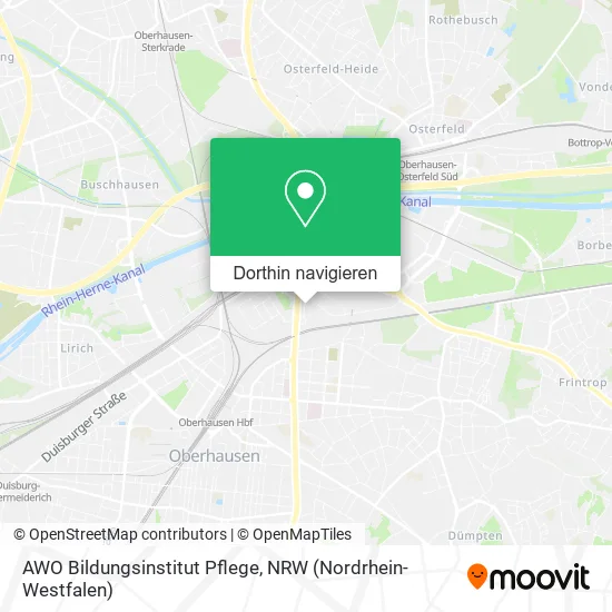 AWO Bildungsinstitut Pflege Karte