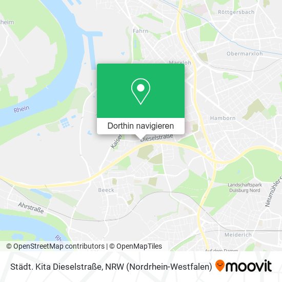 Städt. Kita Dieselstraße Karte
