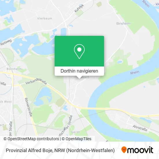 Provinzial Alfred Boje Karte