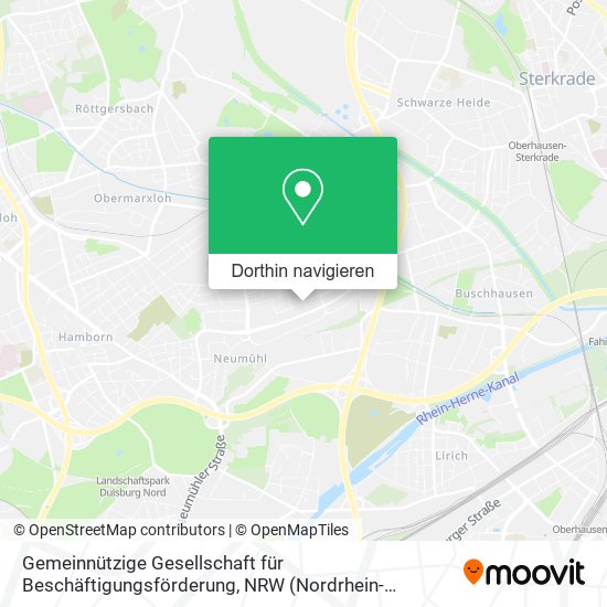 Gemeinnützige Gesellschaft für Beschäftigungsförderung Karte