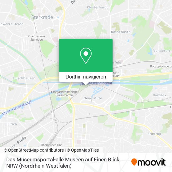 Das Museumsportal-alle Museen auf Einen Blick Karte