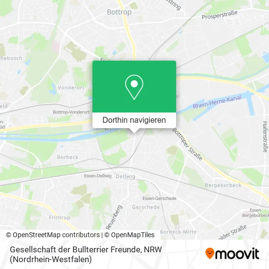 Gesellschaft der Bullterrier Freunde Karte