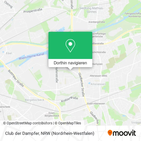 Club der Dampfer Karte