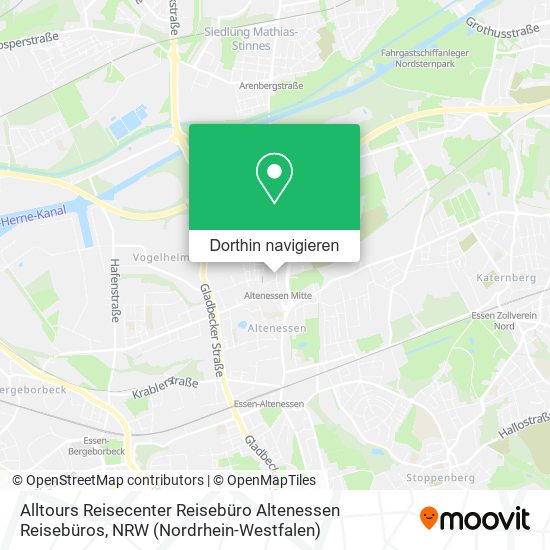 Alltours Reisecenter Reisebüro Altenessen Reisebüros Karte