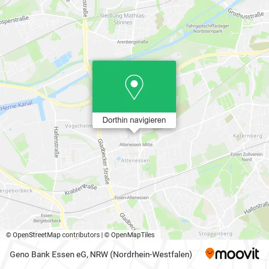 Geno Bank Essen eG Karte
