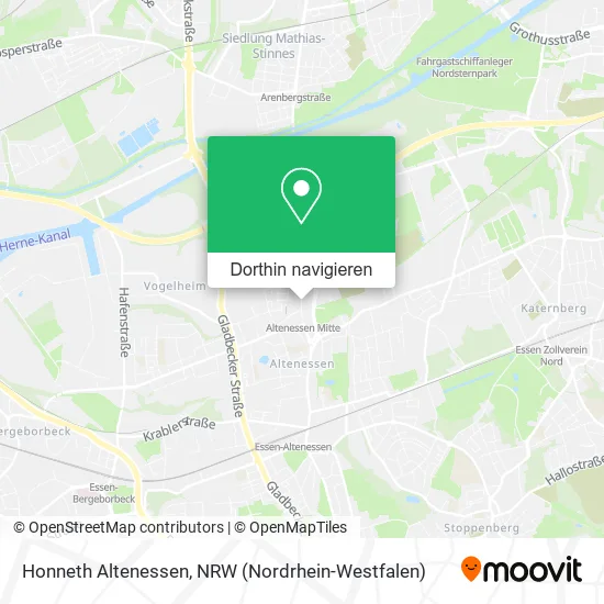 Honneth Altenessen Karte