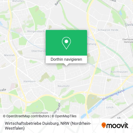 Wirtschaftsbetriebe Duisburg Karte