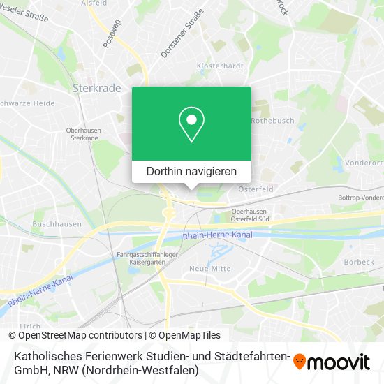 Katholisches Ferienwerk Studien- und Städtefahrten-GmbH Karte
