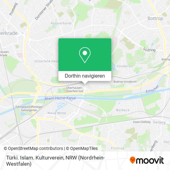 Türki. Islam. Kulturverein Karte