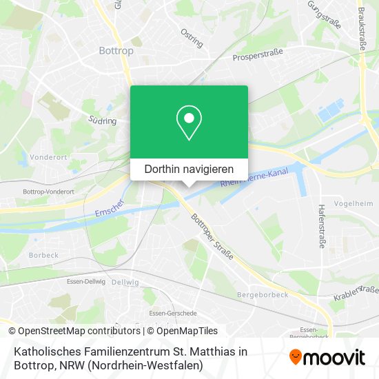 Katholisches Familienzentrum St. Matthias in Bottrop Karte