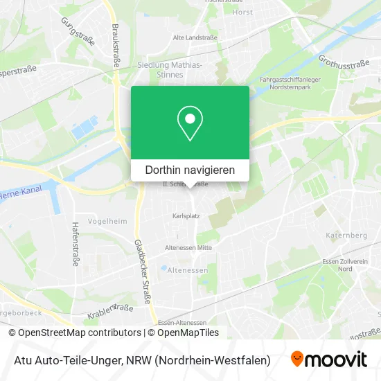 Atu Auto-Teile-Unger Karte