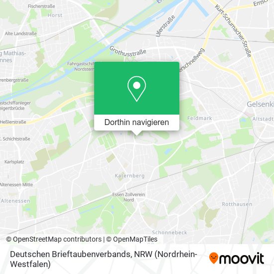 Deutschen Brieftaubenverbands Karte