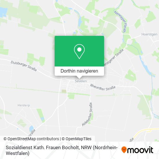 Sozialdienst Kath. Frauen Bocholt Karte