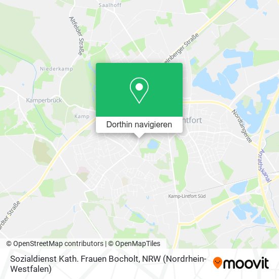 Sozialdienst Kath. Frauen Bocholt Karte