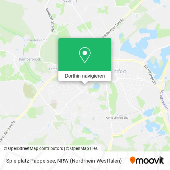 Spielplatz Pappelsee Karte