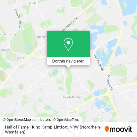 Hall of Fame - Kino Kamp-Lintfort Karte
