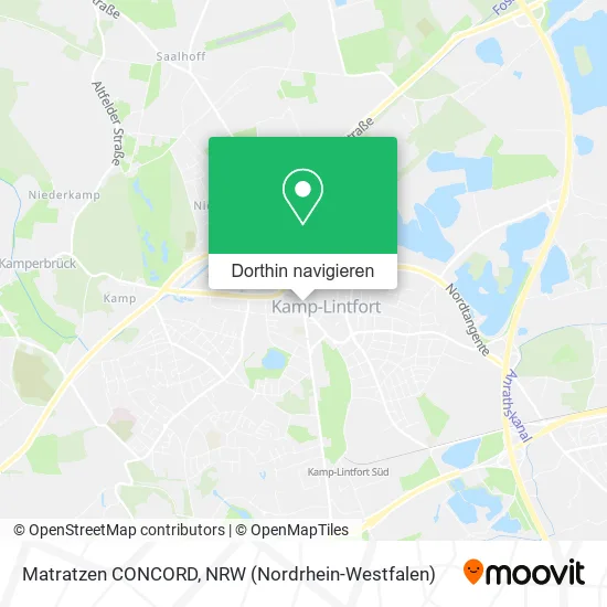 Matratzen CONCORD Karte