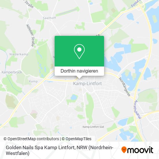 Golden Nails Spa Kamp Lintfort Karte