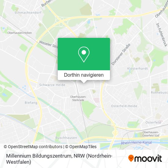 Millennium Bildungszentrum Karte