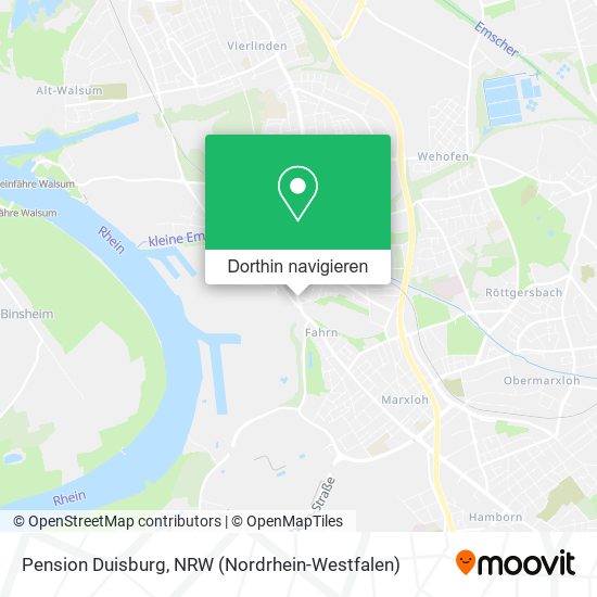 Pension Duisburg Karte