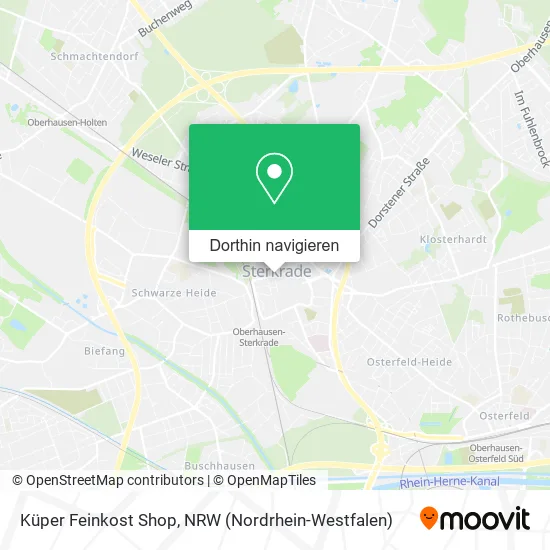 Küper Feinkost Shop Karte