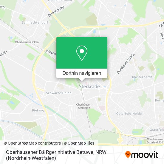 Oberhausener Bã Rgerinitiative Betuwe Karte