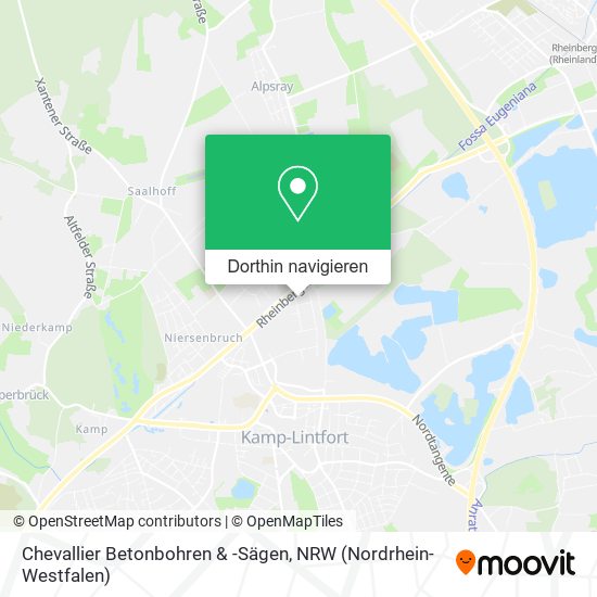 Chevallier Betonbohren & -Sägen Karte