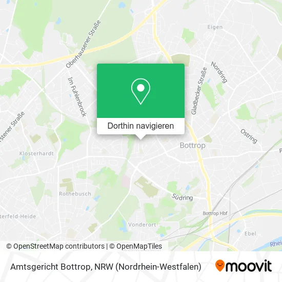 Amtsgericht Bottrop Karte