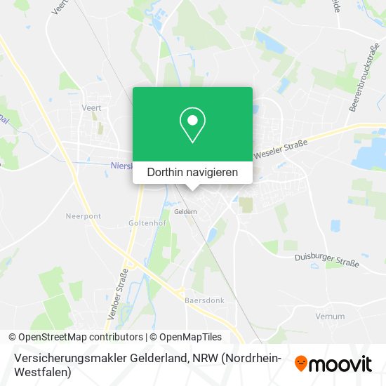Versicherungsmakler Gelderland Karte