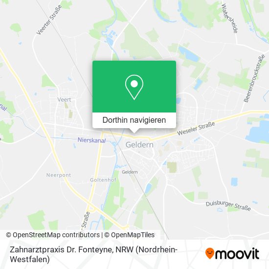 Zahnarztpraxis Dr. Fonteyne Karte
