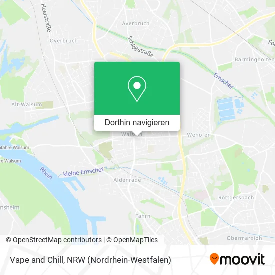 Vape and Chill Karte