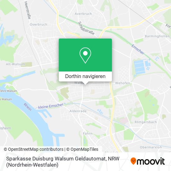 Sparkasse Duisburg Walsum Geldautomat Karte