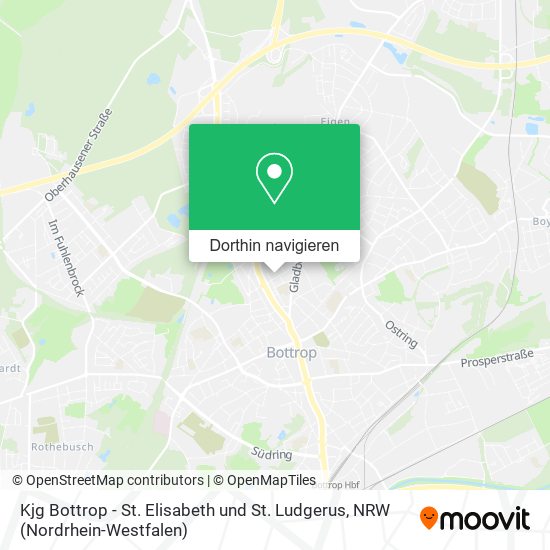 Kjg Bottrop - St. Elisabeth und St. Ludgerus Karte