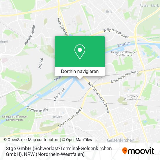 Stge GmbH (Schwerlast-Terminal-Gelsenkirchen GmbH) Karte