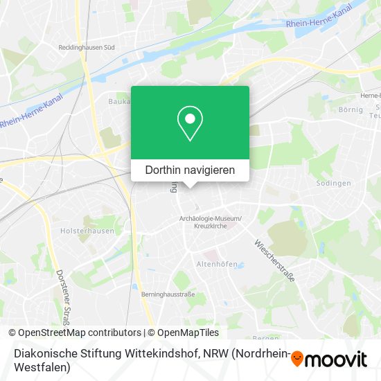 Diakonische Stiftung Wittekindshof Karte