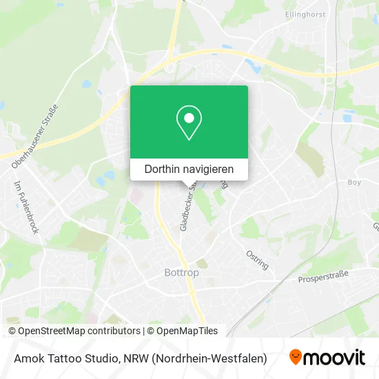 Amok Tattoo Studio Karte